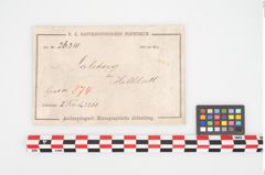 Etikett zu Bronzebrillenfibel (NHMW-PRAE-026310)